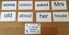 First 100 High Frequency Word flash cards