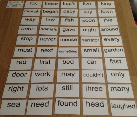 Next 200 High Frequency Words