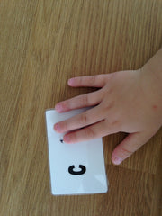 Braille Lowercase Letters and Numbers with RAISED larger dots for little fingers