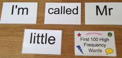 First 100 High Frequency Word flash cards